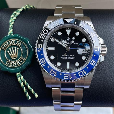 rolex gmt batmen|rolex gmt batman for sale.